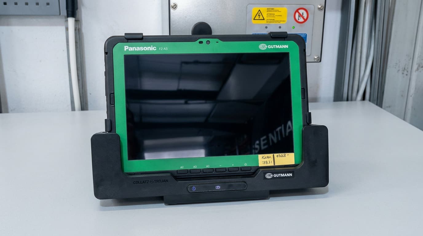 Diagnose-Tablet im Werkstatt-Einsatz
